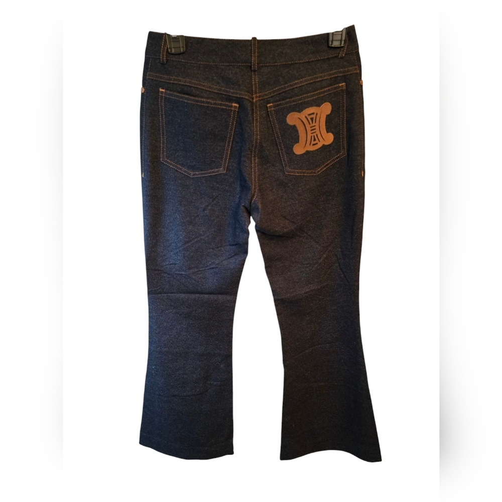 EUC Celine Wool Triomphe Flare Pants 34! - Picture 3 of 12